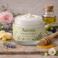 Aurora - hidratante de rosto para pele oleosa e mista. Marca: Receita para Tudo