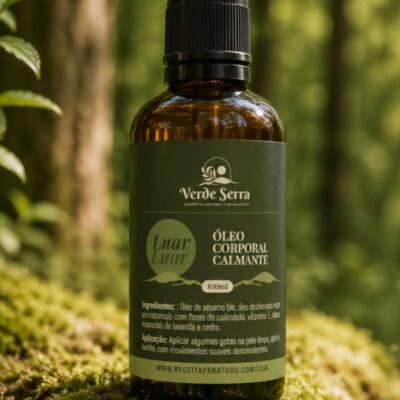 Luar - óleo corporal calmante - Verde Serra